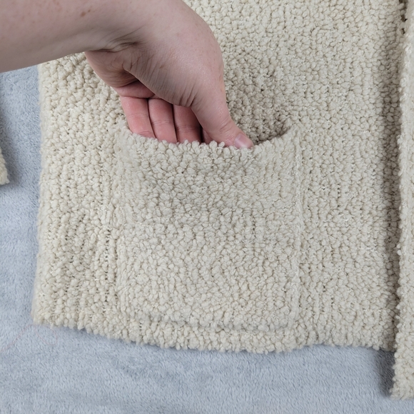 NWOT Eileen Fisher Women's Hooded Cardigan Beige Wool Blend Size L Large - Picture 7 of 8